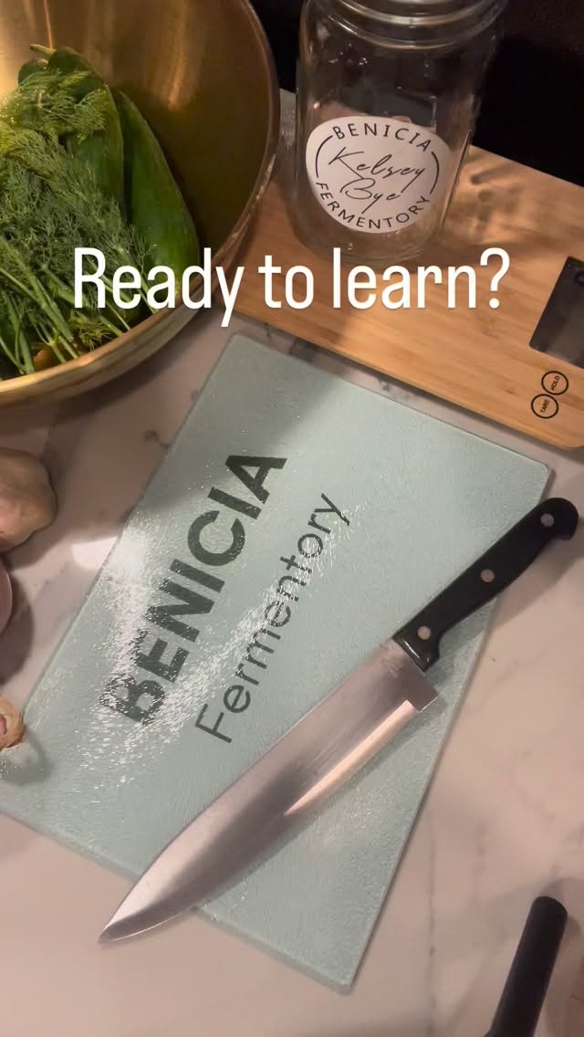 🥒 Real pickles. No vinegar. Just salt, time, and a little magic.

Join me this Saturday (May 2) for a hands-on fermented pickles workshop—where you’ll learn how to turn simple cucumbers into crisp, probiotic-rich pickles and leave with your own jar to take home. 

Spots are limited—reserve yours today! 

Come ferment with me ➡️ beniciafermentory.com/product/traditional-fermented-pickles

#benicia #fermentation #pickles #guthealth #beniciafermentory